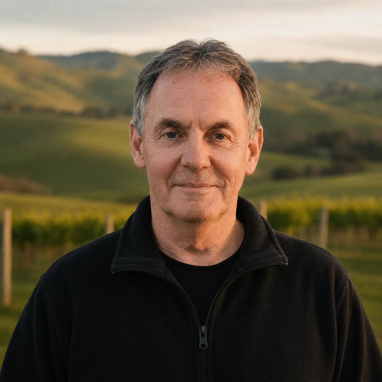 Glenn Conroy - owner and operator of Need Help, in the Hawke's Bay countryside.