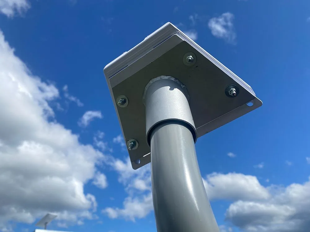 Starlink installation - Custom high-wind roof mount